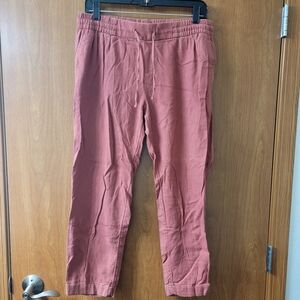 Old Navy Linen Blend Straight Leg Pants Size Medium